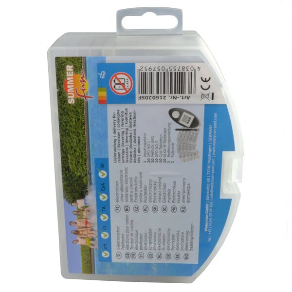 Summer Fun Analisador da qualidade da &aacute;gua