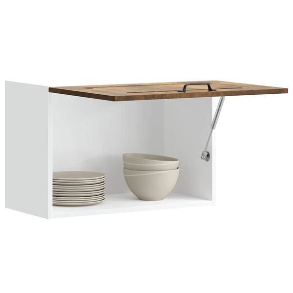 vidaXL Arm&aacute;rio de cozinha Kalmar madeira trabalhada carvalho fumado