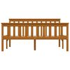 vidaXL Estrutura cama c/ 4 gavetas 140x200cm pinho maci&ccedil;o castanho mel
