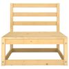 vidaXL 6 pcs conjunto lounge de jardim pinho maci&ccedil;o