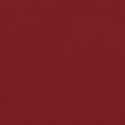 vidaXL Para-sol estilo vela tecido oxford trapézio 2/4x3 m vermelho