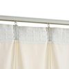 vidaXL Cortinas blackout com ganchos 2 pcs 140x175 cm veludo cor creme