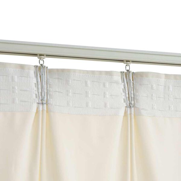 vidaXL Cortinas blackout com ganchos 2 pcs 140x175 cm veludo cor creme