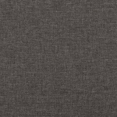 vidaXL Sofá de 3 lugares 180 cm tecido cinza-escuro