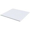 vidaXL Topper de Coco Branco 180 x 200 x 5 cm Tecido Jacquard
