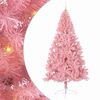 vidaXL &Aacute;rvore de Natal Artificial Pr&eacute;-iluminada Rosa 240 cm PVC