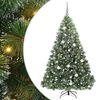 vidaXL &Aacute;rvore de Natal Artificial com 300 LEDs Verde 180 cm PE e PVC