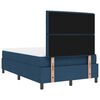 vidaXL Cama Box com colch&atilde;o com led Azul 120 x 200 cm tecido