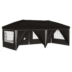 vidaXL Tenda de Festa Pop-up 575 x 288 x 245 cm Preto