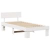 vidaXL Estrutura da Cama Branco 75 x 190 cm Madeira de Pinheiro Sólida