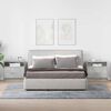 vidaXL Mesas de cabeceira com gaveta 2 pcs 51x31x47cm cinzento cimento