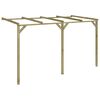 vidaXL P&eacute;rgola inclinada 2x4x2,2 m madeira