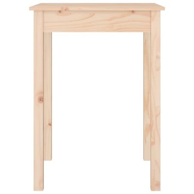 vidaXL Mesa de jantar 55x55x75 cm madeira de pinho maciça
