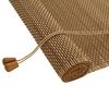 vidaXL Estores de rolo Castanho 130 x 220 cm Bambu