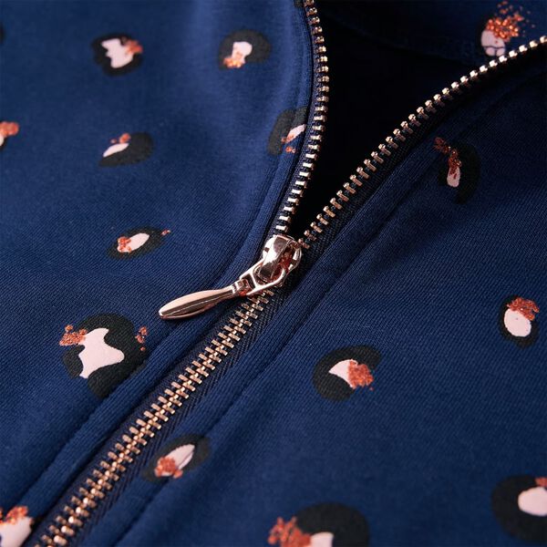 Sweatshirt com capuz para criança azul-marinho 104