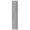 vidaXL Sapateira 59x17x81 cm derivados de madeira sonoma cinza