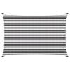 vidaXL Vela de Sombra 3 x 4,5 m HDPE Retangular Antracite e Branco