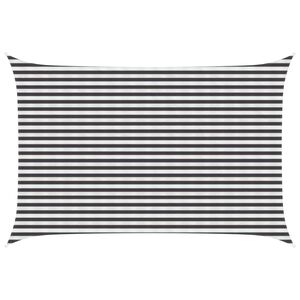 vidaXL Vela de Sombra 3 x 4,5 m HDPE Retangular Antracite e Branco