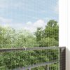 vidaXL Rede para gatos transparente 4x3 m Nylon