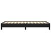 vidaXL Estrutura de cama 100x200 cm couro artificial preto