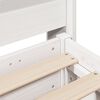 vidaXL Cama sem colch&atilde;o 135x190 cm madeira de pinho maci&ccedil;a branco