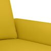 vidaXL 3 pcs conjunto de sof&aacute;s com almofad&otilde;es veludo amarelo