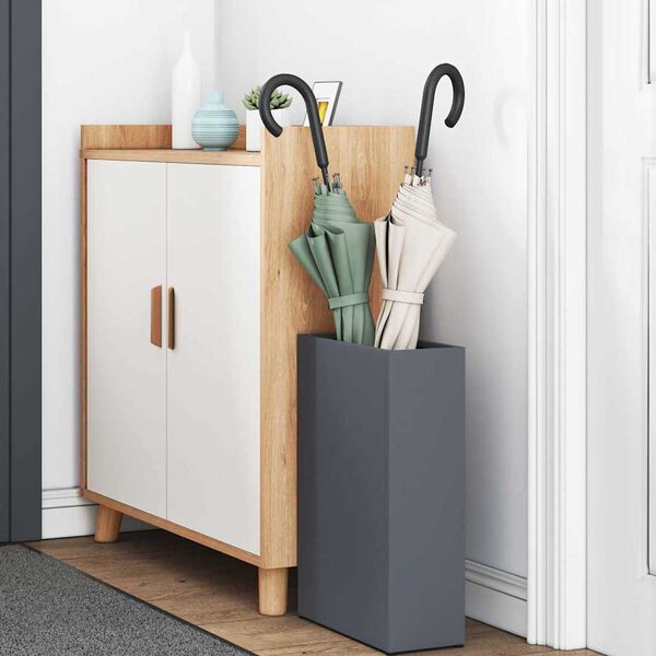 vidaXL Suporte de Guarda-Sol Antracite 28 x 12 x 41 cm Aço