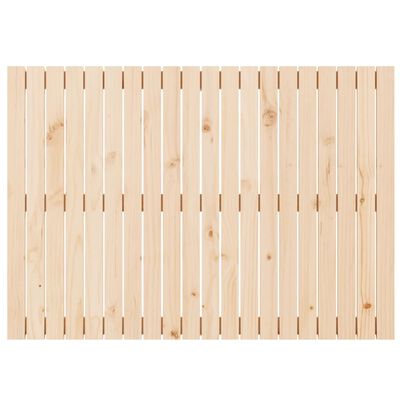 vidaXL Cabeceira de parede 127,5x3x90 cm madeira de pinho maciça