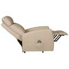 vidaXL Poltrona elevat&oacute;ria couro artificial cappuccino