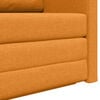 vidaXL Sof&aacute;-Cama 110cm Amarelo Escuro tecido