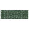 vidaXL Tela de varanda com folhas verde-escuras 500x150 cm