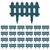 vidaXL Bordas de relvado 25 pcs 10 m PP verde