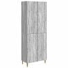 vidaXL Conjunto de Gabinete 2 pcs Sonoma cinzento Derivados de Madeira