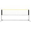 vidaXL Rede de badm&iacute;nton ajust&aacute;vel 400x103x94-158 cm metal