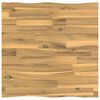 vidaXL Tampo de Mesa Retangular 40 x 40 x 3,5 cm Quadrado Branco
