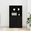 vidaXL Highboard Carvalho Preto 60 x 35.5 x 103.5 cm