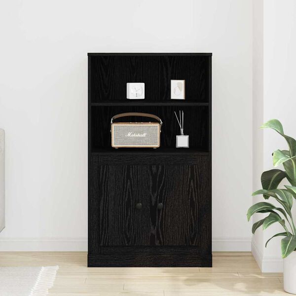 vidaXL Highboard Carvalho Preto 60 x 35.5 x 103.5 cm