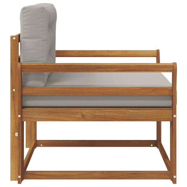 vidaXL Sof&aacute; M&eacute;dio Externo Madeira S&oacute;lida de Ac&aacute;cia Natural