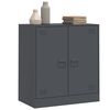 vidaXL Aparador 67x39x73 cm a&ccedil;o antracite