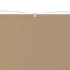 vidaXL Toldo vertical 180x1200 cm tecido oxford cinza-acastanhado