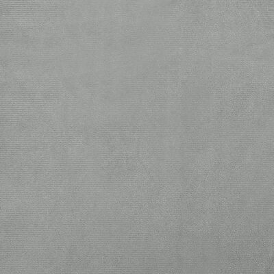 vidaXL Sofá infantil 70x45x30 cm veludo cinzento-claro