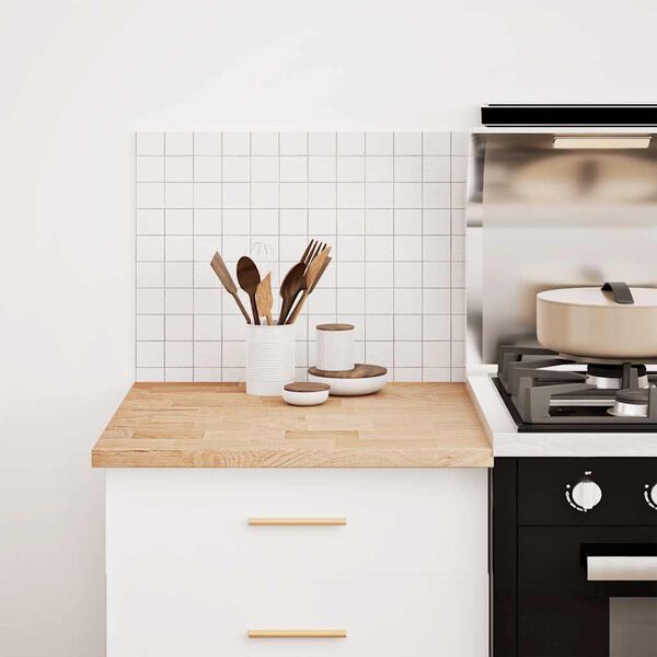 VidaXL Bancada de cozinha retangular 60x63,5x2,7 cm carvalho maci&ccedil;a