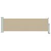 vidaXL Toldo Lateral 60 x 300 cm 100% poli&eacute;ster, ferro e a&ccedil;o