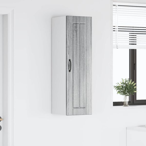 vidaXL Arm&aacute;rio de Cozinha Cinza Sonoma 30 x 31 x 100 cm