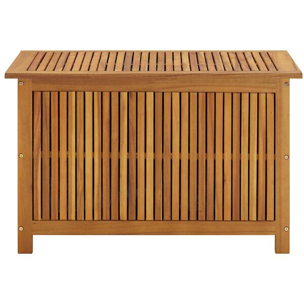 vidaXL Caixa arrumação para jardim 90x50x58cm madeira acácia maciça