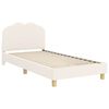 vidaXL Estrutura de Cama Infantil com Cabeceira Creme 80 x 200 cm