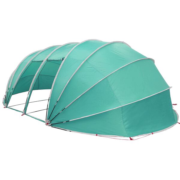 vidaXL Tenda de Piscina Domo Azul 640 x 432 x 205 cm