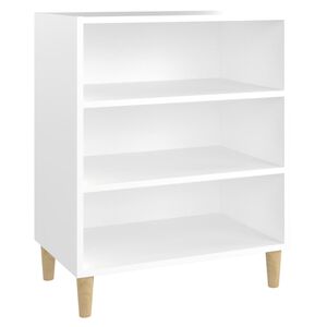 vidaXL Aparador 57x35x70 cm contraplacado branco
