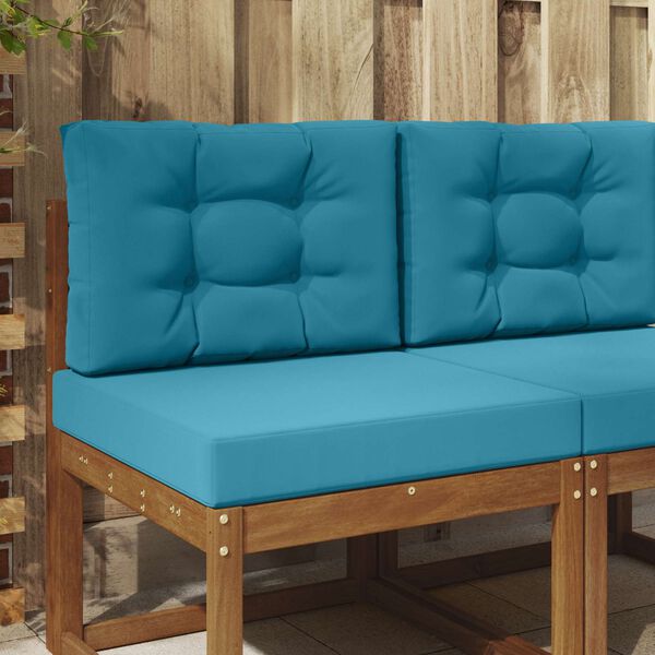 vidaXL Almofada para Sof&aacute; Externo 2 pcs Azul Royal Poli&eacute;ster