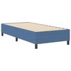 vidaXL Cama Box Azul 90 x 190 cm Tecido de veludo c&ocirc;tel&eacute;